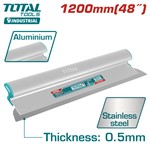 Шпатель-правило нерж. с алюм. ручкой 1200 мм TOTAL THSCL04801