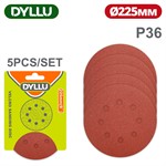 Шлифовальные круги 225 мм P36 DYLLU DTZA5151 (5 шт)