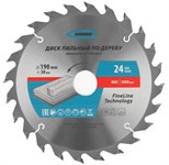Диск пильный по дереву 190x30х2,6/1,8 мм 24Т GROSS