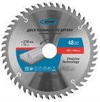 Пильный диск по дереву 210x32/30x2,8мм 48Т Gross