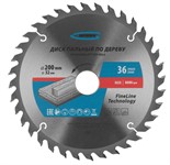 Пильный диск по дереву 200x32/30x2,8мм 36Т Gross