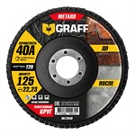 Круг лепестковый 125х22мм 40А конический GRAFF