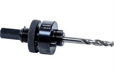 Хвостовик HEX c центрирующим сверлом для коронок 32-210 мм Hilberg