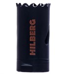 Коронка биметаллическая по металлу 25 мм крупный зуб Hilberg Cobalt 8%