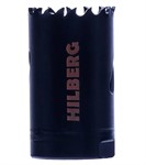 Коронка биметаллическая по металлу 29 мм крупный зуб Hilberg Cobalt 8%