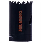 Коронка биметаллическая по металлу 30 мм крупный зуб Hilberg Cobalt 8%