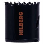 Коронка биметаллическая по металлу 40 мм крупный зуб Hilberg Cobalt 8% 