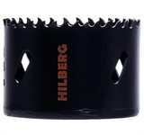 Коронка биметаллическая по металлу 64 мм крупный зуб Hilberg Cobalt 8%