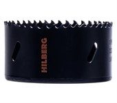 Коронка биметаллическая по металлу 83 мм крупный зуб Hilberg Cobalt 8%