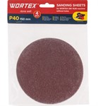 Шлифлист 150мм P40 без отв. 4 шт. для станка WORTEX GM 1528