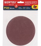 Шлифлист 150мм P120 без отв. 4 шт. для станка WORTEX GM 1528