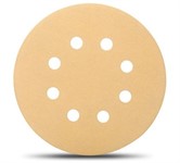 Шлифлист 125мм круг P60 бумага, самосцепл. (8 отв.) Abraforce