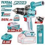 Дрель-шуруповерт ударная TOTAL TIDLI209686