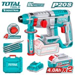 Перфоратор аккумуляторный TOTAL TRHLI212282