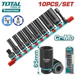 Набор ударных головок 3/8 " TOTAL (10 шт)
