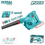 Воздуходувка аккумуляторная 20В, без АКБ TOTAL