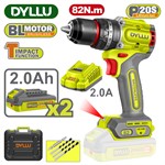 Дрель-шуруповерт ударная аккумуляторная DYLLU DTCDP8285