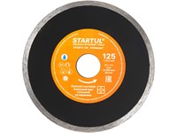 Диск алмазный по керамике 125х22,2 мм сплошной STARTUL STANDART