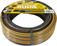 Шланг поливочный 5/8″ 50 м, 3-х слойный армированный RUDA