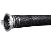 Рукав всасывающий резиново-тканевый 100 мм х 4 м с металлической спиралью, Champion