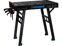 Верстак переносной 455 кг, 852x608x790 мм, пластик/металл, 2 струбцины, BULL WB 4585