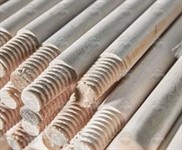 Черенок для щеток с резьбой ф22х1200мм (высший сорт) (РФ)