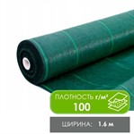 Агроткань зеленая 100 гр/м 1,6 х100 м