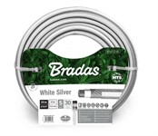 Шланг поливочный 3/4 30 м 5-ти слойный профессиональный NTS WHITE SILVER BRADAS (Польша)