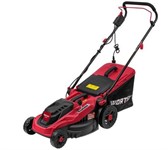 Газонокосилка электрическая WORTEX LM 3816 (1600 Вт, шир. 38 см, выс. 30-75 мм, пластм. корпус, без мульчир., травосборник 42 л)