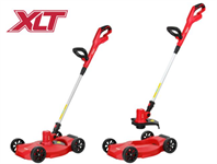 Триммер аккумуляторный WORTEX TB 2818 ALL1 XLT SOLO с тележкой (18В, кошение 300 мм, ,без АКБ)