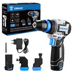 Дрель-шуруповерт аккумуляторная DEKO DKCD12 PRO ONE 085-1320