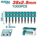 Гвозди по бетону 6,4x2,9x38 TOTAL TAC02381