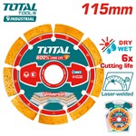 Диск алмазный 115 мм TOTAL