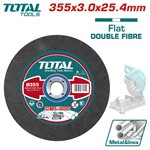 Круг отрезной 355x3,0x25,4 мм по металлу TOTAL 