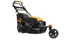 Газонокосилка бензиновая CHAMPION LMZ5130/1 с поворотным колесом (4,1 л.с., шир. 51 см, самоходная, мульчир., стальн.корпус, травосборник 65 л)