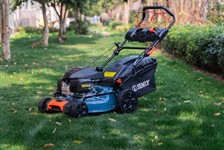 Газонокосилка бензиновая самоходная SENIX LSSG-M2-EU (Honda 4.2 л.с., 46 см, травосборник 60 л)