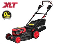 Газонокосилка аккумуляторная самоходная WORTEX CLM 4536-4 XLT SOLO (18В+18В (БЕЗ АКБ и ЗУ, 510 мм, травосборник 60 л, мульчирование, боковой выброс)