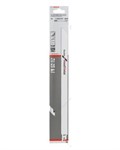 Пилка сабельная по дереву с гвоздями 300 мм, S1222VF (2 шт.) BOSCH (прямой, тонкий, для базовых работ)