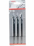 Пилка лобзиковая по дереву 152 мм T344D (3 шт.) BOSCH (пропил прямой, грубый, быстрый рез)