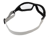 Очки закрытые JETA SAFETY Halo прозрачные (со сменными дужками и наголовной лентой)