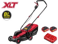 Газонокосилка аккумуляторная WORTEX CLM 3336 ALL1 XLT SET БЕСЩЁТ.ДВИГ., 18В+18В,АКБ 2x4 А/ч,  шир.330 мм