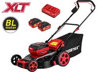 Газонокосилка аккумуляторная WORTEX CLM 4536 в кор. XLT SET БЕСЩЁТ.ДВИГ., 18В+18В, 2xАКБ 4 А/ч, шир.460 мм