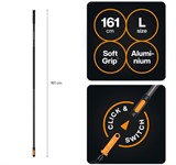 Черенок алюминиевый 161см OneClick FISKARS