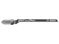 Пилка лобзиковая по дереву 83 мм T119BO (1 шт.) BOSCH (пропил криволинейный, грубый, для базовых работ) 
