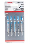 Пилка для лобзика 83 мм T118EOF Flexible for Metal (5 шт) BOSCH