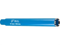 Коронка алмазная 57мм железобетон BULL, L450мм, 1 1/4",  микроудар, сухое сверление