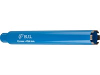 Коронка алмазная 63мм железобетон BULL, L450мм, 1 1/4", микроудар, сухое сверление