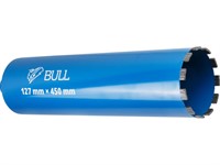 Коронка алмазная 127мм железобетон BULL, L450мм, 1 1/4", микроудар, сухое сверление
