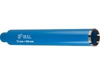 Коронка алмазная 72мм железобетон BULL, L450мм, 1 1/4", мокрое сверление
