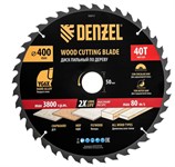 Пильный диск по дереву DENZEL 400x50 мм, 40 зубьев 
